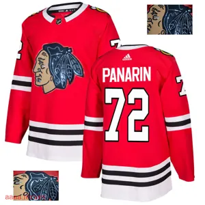 2018 Chicago Blackhawks ice hockey jersey M-3XL 芝加哥黑鹰队时尚亮片款冰球服 1