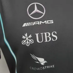 F1 Formula One racing suit; 2021 Mercedes Black 10