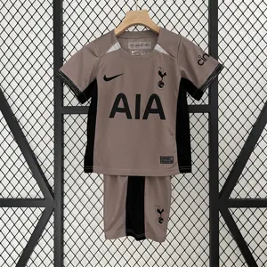 23-24 Tottenham Hotspur third away kid kit Best Soccer Jersey