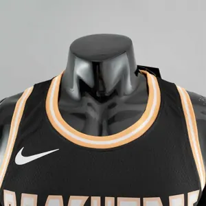 Atlanta Hawks Young #11 Limited Black NBA Jersey 1