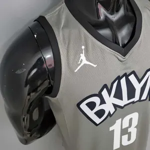 Harden#13 Brooklyn Nets City Edition Gray 3