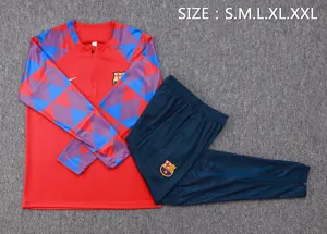 23-24 Barcelona Long Sleeve Training Suit Yupoo 1