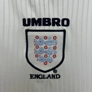1998 England Home Retro Kid Kits Youth Apparels Soccer AAAAJersey Yupoo 2