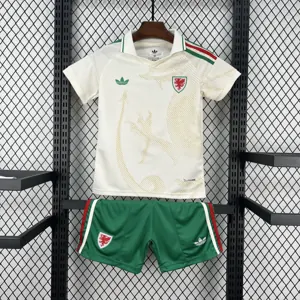 World Cup 2026 Wales Away Kid Kits Soccer Youth Apparels AAAAJersey Wholesale Yupoo 6