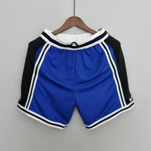 2022 Dallas Mavericks NBA US Training Shorts blue black border