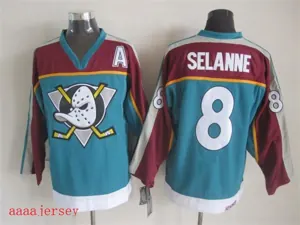 Anaheim Ducks retro ice hockey jersey M-3XL 阿纳海姆鸭队复古冰球服