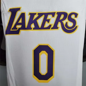 KUZMA #0 Lakers Round neck white 5