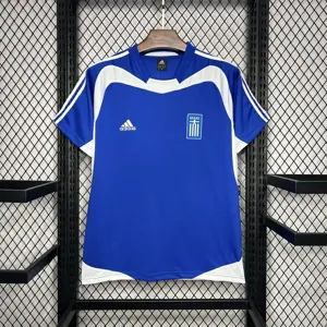 2004 Greece Home Retro Kit Vintage Shirt Sport AAAAJersey Yupoo
