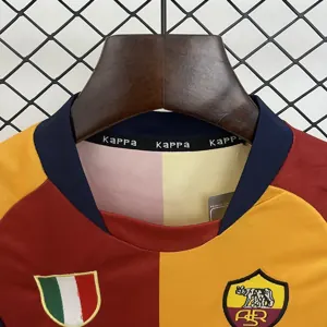 01-02 Roma Home Retro Kid Kits Youth Apparels Sport AAAAJersey Yupoo 4