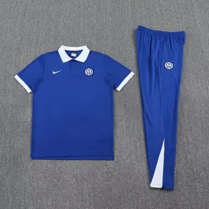 25-26 Inter Miami Blue Training POLO Kit Soccer AAAAJersey Yupoo 1