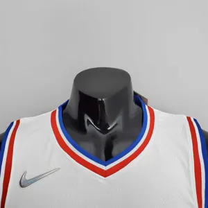 75th Anniversary Philadelphia 76ers EMBIID#21 White NBA Jersey 4