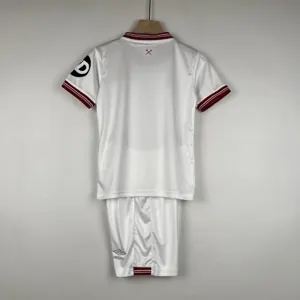23-24 Kids West Ham United Away size 16-28 Soccer Jersey 2