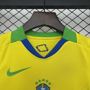 2025 Brazil Home Kid Kits Youth Apparels AAAAJersey Wholesale Yupoo 5