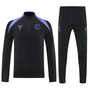 25-26 Barcelona x Kobe Bryant Training Kits Long Football Tracksuits