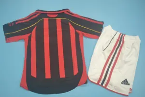 06-07 AC Milan home kid kits 1