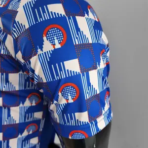 22-23 Arsenal POLO bluewhite plaid 2