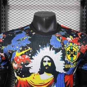 2025 Brazil Christ and The World Special Edition Kit Player Version Shirt AAAAJersey Wholesale 2