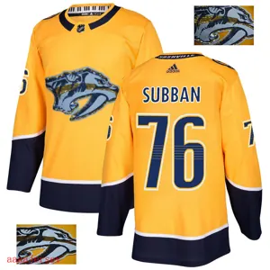 2018 Nashville Predators ice hockey jersey M-3XL 纳什维尔掠夺者队时尚亮片款冰球服 7