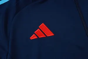 24-25 Flamengo Navy Football Tracksuit Long Jacket Suits 3