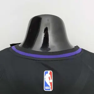 2021 JAMES#6 Los Angeles Lakers Black Latin Black NBA Jersey 3