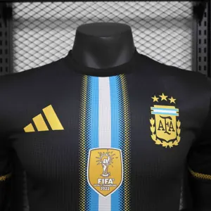 2024 Argentina Golden Bisht Special Edition Player Version Shirt AAAAJersey Supplier Yupoo 1