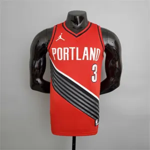 Trail Blazers McCollum #3 (JORDAN Model) Red