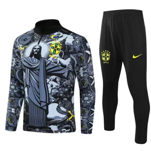 2024 Brazil Long Sleeve Training Suit Football Shirts