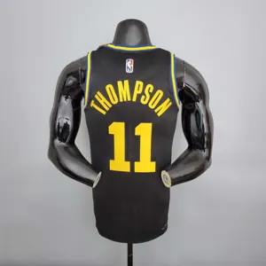 2022 75th Anniversary Thompson #11 Warriors City Edition Black 5