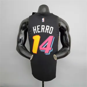 2022 Season Heat Team Herro #14 City Edition Black 5