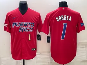 Puerto Rico 2023 World Cup Baseball Jerseys 8