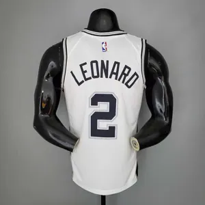 LEONARD#2 Spurs White 3
