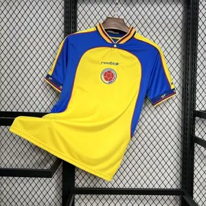 01-02 Colombia Home Retro Kit Vintage Shirt Soccer AAAAJersey Yupoo
