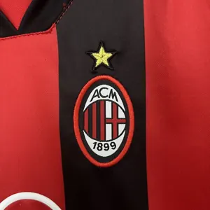 98-99 AC Milan Home Retro Kid Kits Youth Apparels Sport AAAAJersey Yupoo 4