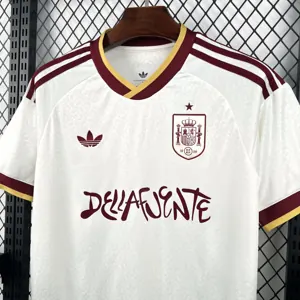 World Cup 2026 Spain x Dellafuente Mens Away Kit Football T-Shirt AAAAJersey Supply Yupoo 8 2