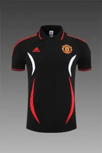 Manchester United Polo black and white-red 3