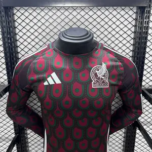 2024 Mexico Home Long Sleeve Kit Player Version Shirt Jerseys Supllier Yupoo 5
