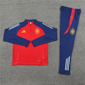 2024 Spain Long Sleeve Training Suit Football Shirts 3