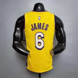 James #6 Lakers yellow 1