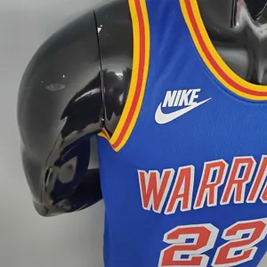WIGGINS#22 75th Anniversary Warriors Blue 3