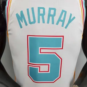 2022 season Murray#5 Spurs City Edition white 2