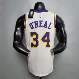 O'Neal #34 Lakers Round neck white 5