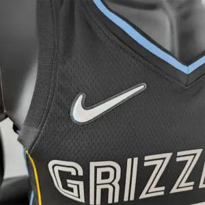 MORANT#12 Memphis Grizzlies Honor Edition Black NBA Jersey 4