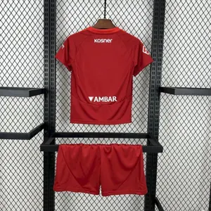 24-25 Real Zaragoza Away Kid Kits Youth Apparels Soccer AAAAJersey Yupoo 2
