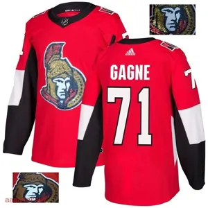 2018 Ottawa Senators ice hockey jersey M-3XL 渥太华参议员队时尚亮片款冰球服 20