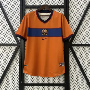 98-99 Barcelona Fourth Retro Kit Vintage Shirt AAAAJersey Dropship Yupoo