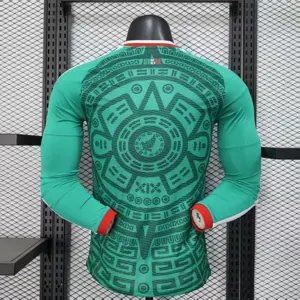 2026 World Cup Mexico Home Kit Player Version Long Sleeve Shirt Football AAAAJersey Dropship Yu 4