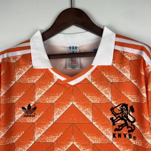1988 Retro Long Sleeve Netherlands Home S-XXL 5
