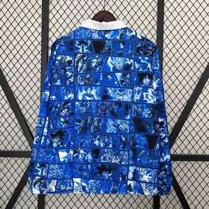 2024 Japan Blue&White Trench Coat Reversible Windbreaker Jacket Soccer AAAAJersey Yupoo 3