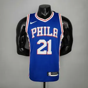 Embiid#21 Detroit Pistons blue