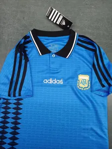 1994 Argentina Away Retro Kids Kit Size-16-28 Soccer Jersey Yupoo 3